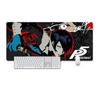 ITBT Persona 5 Tapis de Souris XXL 900x400mm Hydrorésistant Anime Mouse Pad Grand Tapis de Souris Gamer avec Base en Caoutchouc Anti-Glissant Surface Texturée pour Ordinateur et PC, G