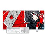 ITBT Persona 5 Tapis de Souris XXL 900x400mm Hydrorésistant Anime Mouse Pad Grand Tapis de Souris Gamer avec Base en Caoutchouc Anti-Glissant Surface Texturée pour Ordinateur et PC, O