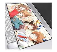 ITBT Pet Girl of Sakurasou Tapis de Souris XL 900x400mm Hydrorésistant Anime Mouse Pad Grand Tapis de Souris Gamer avec Base en Caoutchouc Anti-Glissant Surface Texturée pour Ordinateur et PC, A