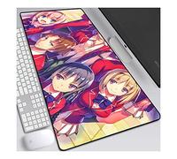 ITBT Power Supremacy 800x300mm Anime Mouse Pad, Keyboard Mouse Mats, Extended XXL Large Professional Gaming Mouse Mat with 3mm-Thick Rubber Base, for Computer PC,A