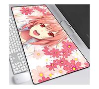 ITBT Problème d'amour des Jeunes Tapis de Souris Anime 800x300mm, Grand Tapis de Souris de Jeu Professionnel XXL Grand avec Base en Caoutchouc de 3mm d'épaisseur, pour Ordinateur PC, N