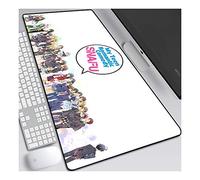 ITBT Problème d'amour des Jeunes Tapis de Souris Anime 800x300mm, Tapis de Souris de Jeu Professionnel Grand XXL étendu avec Base en Caoutchouc de 3mm d'épaisseur, pour Ordinateur PC, V