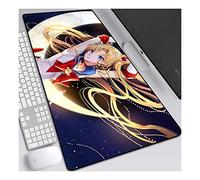 ITBT Sailor Moon Tapis de Souris XL 800x300mm Hydrorésistant Anime Mouse Pad Grand Tapis de Souris Gamer avec Base en Caoutchouc Anti-Glissant Surface Texturée pour Ordinateur et PC, G