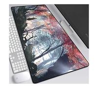 ITBT Shadows Die Twice 700x300mm Tapis de Souris XL Multifonction Gaming Mousepad XL Grand sous Main, Anime Souris 3mm Bureau Anti-Glissant Surface Texturée pour Ordinateur,D