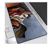 ITBT Shadows Die Twice 700x300mm Tapis de Souris XL Multifonction Gaming Mousepad XL Grand sous Main, Anime Souris 3mm Bureau Anti-Glissant Surface Texturée pour Ordinateur,F