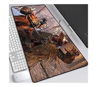 ITBT Shadows Die Twice Tapis de Souris XL 700x300mm Hydrorésistant Anime Mouse Pad Grand Tapis de Souris Gamer avec Base en Caoutchouc Anti-Glissant Surface Texturée pour Ordinateur et PC,F