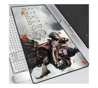 ITBT Shadows Die Twice Tapis de Souris XL 700x300mm Hydrorésistant Anime Mouse Pad Grand Tapis de Souris Gamer avec Base en Caoutchouc Anti-Glissant Surface Texturée pour Ordinateur et PC,D