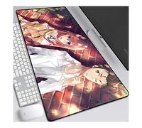 ITBT Steins Gate Tapis De Souris 800X300Mm Gaming Mousepad, Clavier Étendu, Tapis De Souris Professionnel De Jeu Mousepad avec Base De 3 Mm D'Épaisseur, pour Ordinateurs Portables, Pc, H