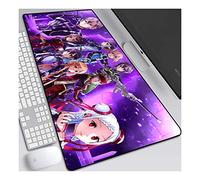 ITBT Sword Art Online 700x300mm Tapis de Souris XL Multifonction Gaming Mousepad XL Grand sous Main, Anime Souris 3mm Bureau Anti-Glissant Surface Texturée pour Ordinateur,F