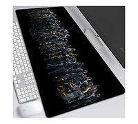ITBT Tapis de Souris Anime Rainbow Six 800x300mm, Tapis de Souris Clavier, Tapis de Souris de Jeu Professionnel Grand XXL étendu avec Base en Caoutchouc de 3mm d'épaisseur, pour Ordinateur PC, L