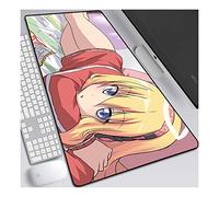 ITBT Tapis de Souris de Jeu Gabriel Dropout Speed, Tapis de Souris XXL Anime, 800x300 mm, Tapis de Souris Extra Large avec Base en Caoutchouc antidérapant, Bords Cousus de 3 mm, pour Ordinateur PC, F