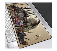 ITBT Tapis de Souris de Jeu Monster Hunter Speed, Tapis de Souris XXL Anime, 800x300 mm, Tapis de Souris Extra Large avec Base en Caoutchouc antidérapante, Bords Cousus de 3mm, pour Ordinateur PC, N