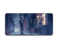 ITBT Tapis de Souris Persona 5 900x400mm Tapis de Souris XXL Multifonction Gaming Mousepad XXL Grand sous Main, Anime Souris 3mm Bureau Anti-Glissant Surface Texturée pour Ordinateur, L