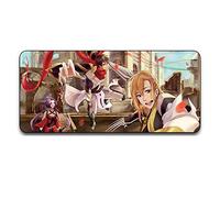 ITBT Tapis de Souris The King's Avatar 900x400mm Tapis de Souris XXL Multifonction Gaming Mousepad XXL Grand sous Main, Anime Souris 3mm Bureau Anti-Glissant Surface Texturée pour Ordinateur, Q
