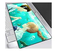 ITBT The Shape of Voice 800x300mm Anime Mouse Pad, Keyboard Mouse Mats, Extended XXL Large Professional Gaming Mouse Mat with 3mm-Thick Rubber Base, for Computer PC,E
