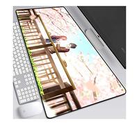 ITBT The Shape of Voice Tapis de Souris XL 700x300mm Hydrorésistant Anime Mouse Pad Grand Tapis de Souris Gamer avec Base en Caoutchouc Anti-Glissant Surface Texturée pour Ordinateur et PC,F