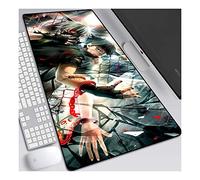 ITBT Tokyo Ghoul, A Tapis de Souris Gaming XXL, 900x400mm, Anime Mouse Pad - Surface spéciale améliore la Vitesse et la précision, 3mm Base en Caoutchouc Antidérapant Surface-pour Ordinateur et PC