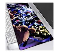 ITBT Undead Overlord 900x400mm Tapis de Souris XXL Multifonction Gaming Mousepad XXL Grand sous Main, Anime Souris 3mm Bureau Anti-Glissant Surface Texturée pour Ordinateur, H