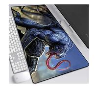 ITBT Venom Tapis de Souris XL 900x400mm Hydrorésistant Anime Mouse Pad Grand Tapis de Souris Gamer avec Base en Caoutchouc Anti-Glissant Surface Texturée pour Ordinateur et PC, A