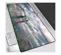ITBT Weathering with You Speed Gaming Mouse Pad,XXL Anime Mouse Mat,800x300mm, Extra Large Mousepad with Non-Slip Rubber Base,3mm Stitched Edges,for Computer PC,H