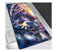 ITBT Weathering with You Speed Gaming Mouse Pad,XXL Anime Mouse Mat,800x300mm, Extra Large Mousepad with Non-Slip Rubber Base,3mm Stitched Edges,for Computer PC,F
