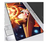 ITBT Wonderful World 700x300mm Tapis de Souris XL Multifonction Gaming Mousepad XL Grand sous Main, Anime Souris 3mm Bureau Anti-Glissant Surface Texturée pour Ordinateur,D