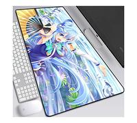 ITBT Wonderful World 700x300mm Tapis de Souris XL Multifonction Gaming Mousepad XL Grand sous Main, Anime Souris 3mm Bureau Anti-Glissant Surface Texturée pour Ordinateur,E