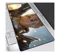 ITBT World of Warcraft 900x400mm Tapis de Souris XXL Multifonction Gaming Mousepad XXL Grand sous Main, Anime Souris 3mm Bureau Anti-Glissant Surface Texturée pour Ordinateur, C