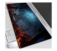 ITBT World of Warcraft Speed Gaming Mouse Pad, XXL Anime Mouse Mat, 800x300mm, Extra Large Mousepad with Ant-Slip Rubber Base, 3mm Stitched Edge, for Computer PC, V