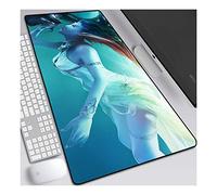 ITBT World of Warcraft Speed Gaming Mouse Pad, XXL Anime Mouse Mat, 800x300mm, Extra Large Mousepad with Ant-Slip Rubber Base, 3mm Stitched Edge, for Computer PC, I
