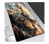 ITBT World of Warships 700x300mm Tapis de Souris XL Multifonction Gaming Mousepad XL Grand sous Main, Anime Souris 3mm Bureau Anti-Glissant Surface Texturée pour Ordinateur,B