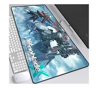 ITBT Xenoblade Chronicles 900x400mm Tapis de Souris XXL Multifonction Gaming Mousepad XXL Grand sous Main, Anime Souris 3mm Bureau Anti-Glissant Surface Texturée pour Ordinateur, B