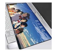 ITBT YourName 700x300mm Tapis de Souris XL Multifonction Gaming Mousepad XL Grand sous Main, Anime Souris 3mm Bureau Anti-Glissant Surface Texturée pour Ordinateur,D