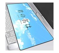 ITBT YourName 800x300mm Anime Mouse Pad, Tapis de Souris pour Clavier, Tapis de Souris de Jeu Professionnel Grand XXL étendu avec Base en Caoutchouc de 3mm d'épaisseur, pour Ordinateur PC, K