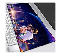 ITBT YourName 800x300mm Anime Mouse Pad, Tapis de Souris pour Clavier, Tapis de Souris de Jeu Professionnel Grand XXL étendu avec Base en Caoutchouc de 3mm d'épaisseur, pour Ordinateur PC, B