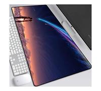 ITBT YourName Tapis de Souris Gaming XXL, 900x400mm, Anime Mouse Pad - Surface spéciale améliore la Vitesse et la précision, 3mm Base en Caoutchouc Antidérapant Surface-pour Ordinateur et PC,E