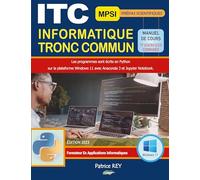 ITC informatique tronc commun Prepas MPSI: Édition 2023