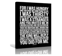 ITCLEYMDZV Matthew 25 Bible Verse Wall-Art, Parable of the Ten Virgins Scripture Print, Inspirational Christian Decor for Home, Church, Gift(Unframed,12x18inch(30x45cm))