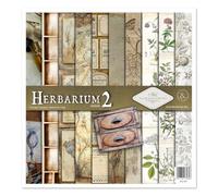 ITD Collection - Emballage Scrapbooking 12 x 12 Pouces, Papier Décor, Carton - 310 x 320 mm (SLS-049 - Herbiium 2) - HS Code 48025890