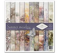 ITD Collection - Emballage Scrapbooking 12 x 12 pouces, Papier Scrapbooking, Papier Décor, Papier Carton - 310 x 320 mm (SLS-034 - Summer Meadow)- HS code 48025890