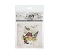 ITD Collection - Ensemble créatif de mini papier de riz pour scrapbooking - 14,8 x 14,8 cm (6 feuilles) Papiers de riz pour découpage pour scrapbooking et travaux manuels - Multicolore (RSM084)