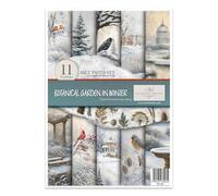 ITD Collection - Feuille de riz craft - Papier Décopatch en feuilles - Decoupage Rice Paper - A4 29,7 x 21 - Botanical Garden in Winter - RP-081