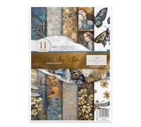 ITD Collection - Feuille de riz craft - Papier Décopatch en feuilles - Decoupage Rice Paper - A4 29,7 x 21 - Inspired by Klimt - RP-072