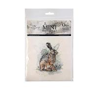 ITD Collection - Mini papier de riz créatif - 14,8 x 14,8 cm (6 feuilles) - Papier de riz pour scrapbooking et loisirs créatifs - Multicolore (RSM005).