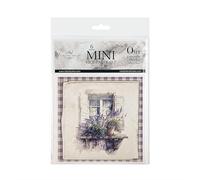 ITD Collection - Mini Set Créatif en Papier de Riz 14,8 x 14,8 cm (6 Feuilles), Papier de Riz à Découper pour Scrapbooking et Artisanat, Multicolore (RSM081)