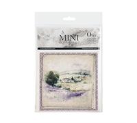 ITD Collection - Mini Set Créatif en Papier de Riz 14,8 x 14,8 cm (6 Feuilles), Papier de Riz à Découper pour Scrapbooking et Artisanat, Multicolore (RSM083)