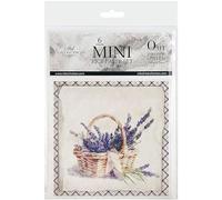 ITD Collection - Mini Set Créatif en Papier de Riz 14,8 x 14,8 cm (6 Feuilles), Papier de Riz à Découper pour Scrapbooking et Artisanat, Multicolore (RSM082)