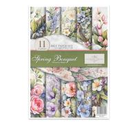 ITD Collection - Papier de riz créatif A4 Decoupage Rice Paper Sheet 29,7 x 21 cm Technique de découpage multicolore (RP070 -Spring Bouquet)