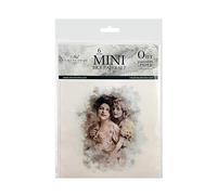 ITD Collection Papier de Riz, Retro Polka Dots III, 14,8 x 14,8 cm