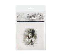 ITD Collection Papier de Riz, Retro Stripes II, 14,8 x 14,8 cm